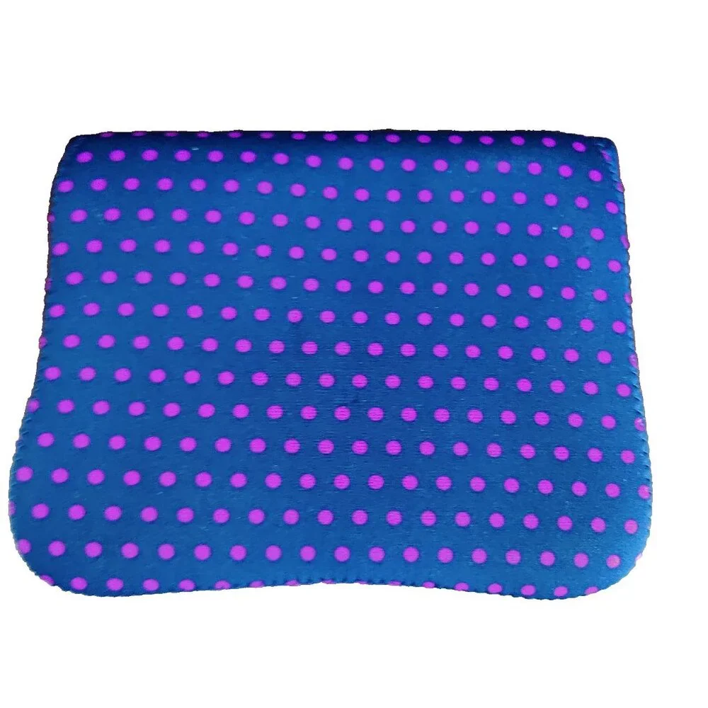 Built Neoprene Envelope for iPad Tablet Blue Pink Touch Closure Zip Pocket